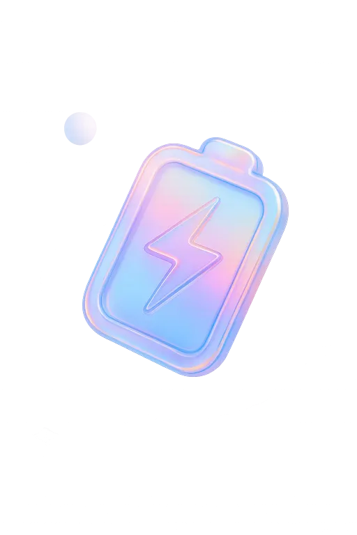 Decorative battery icon